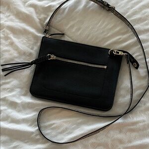 Vintage Vince Camuto Black Crossbody Bag